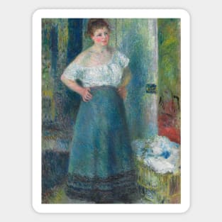 The Laundress by Auguste Renoir Magnet